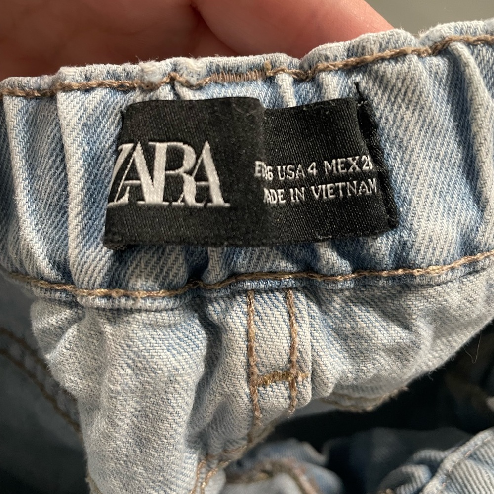 Zara-Denim Shorts - Picture 3 of 5